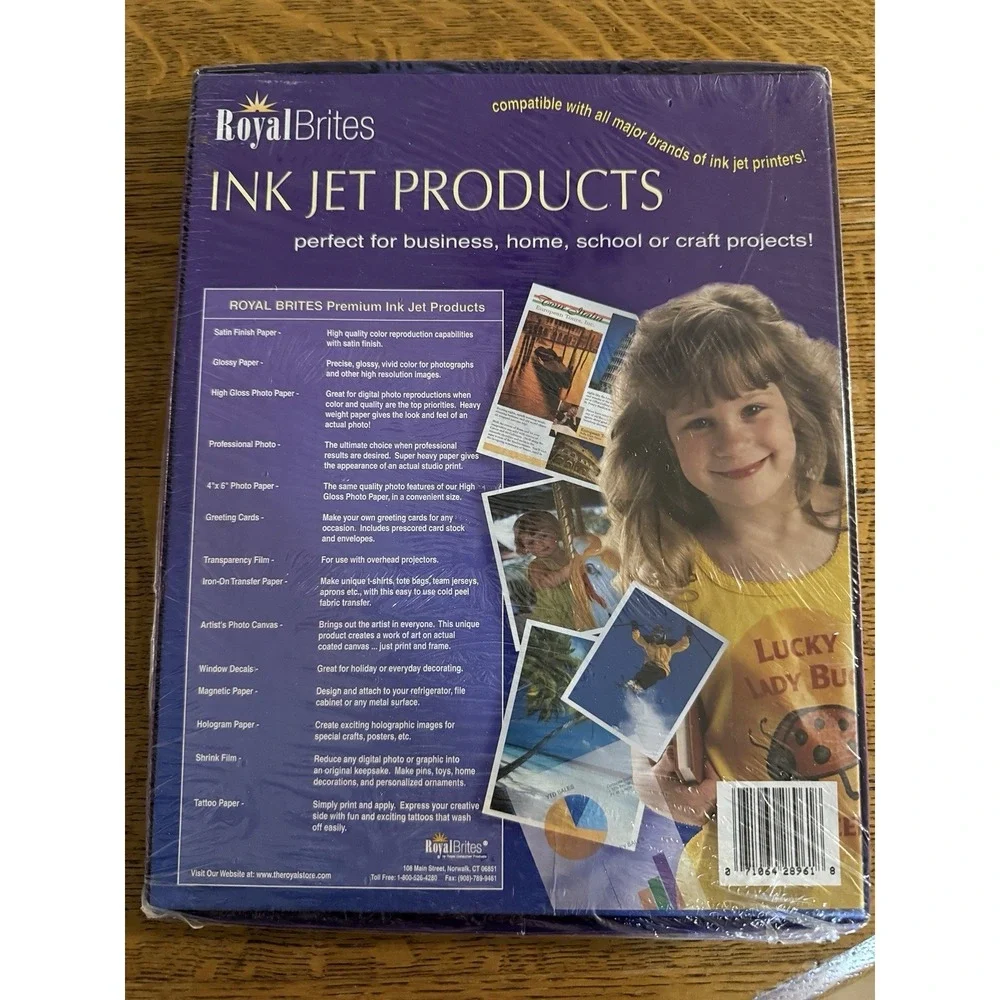 ROYAL BRITES Glossy Photo Paper 8.5x11 Gloss Premium Heavy Weight New 50 Sheets‎